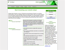Tablet Screenshot of dmailpro.com